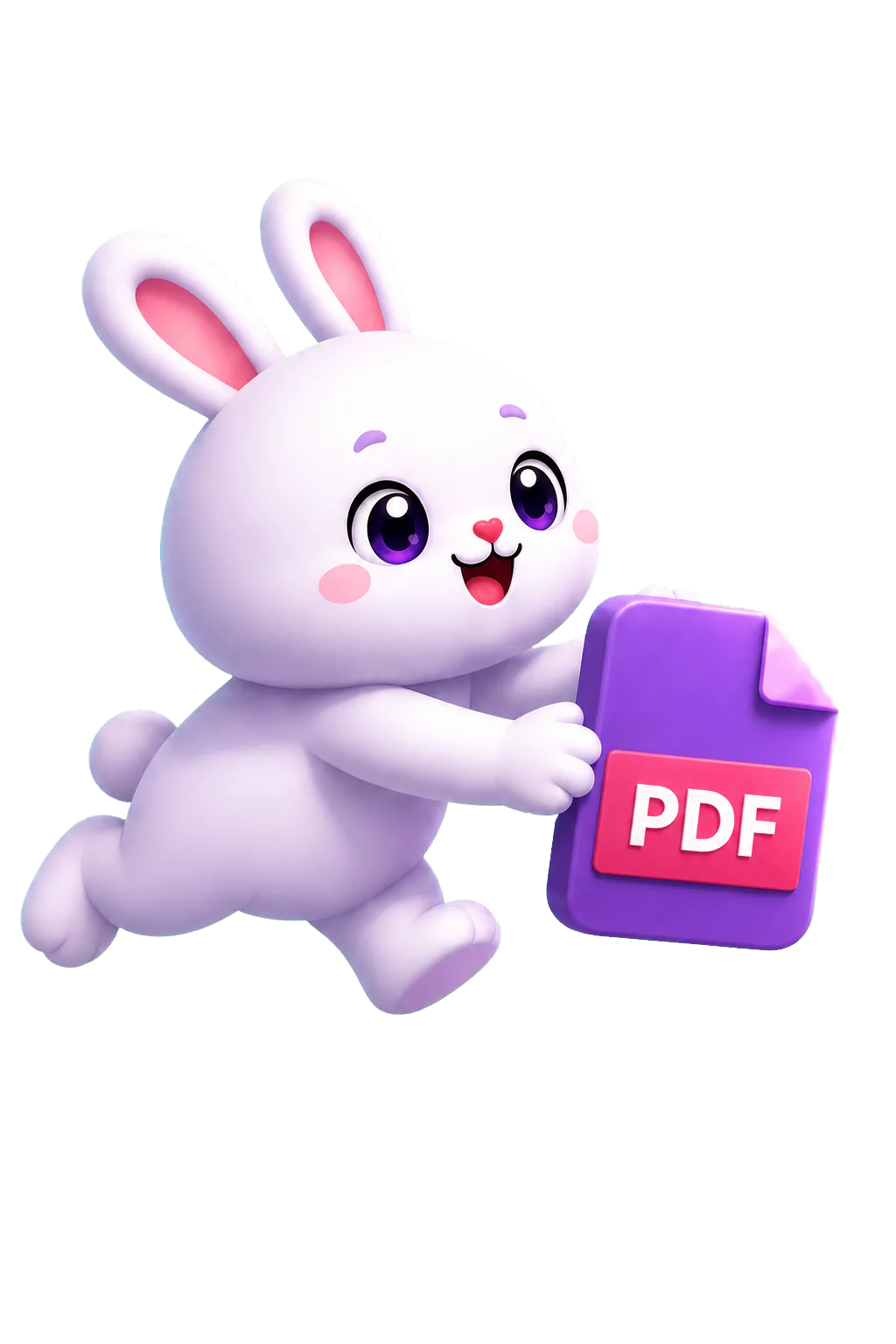 Qwi が文書 PDF を持って急いで立ち去る